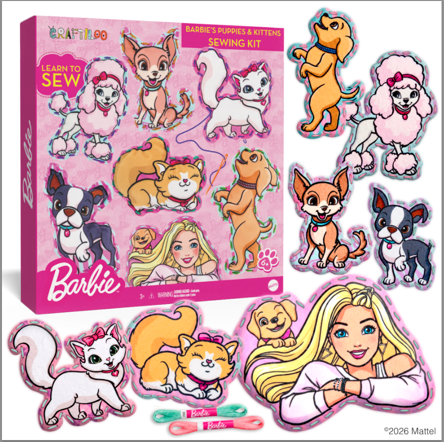 Barbie Pets Sewing Kit Detail