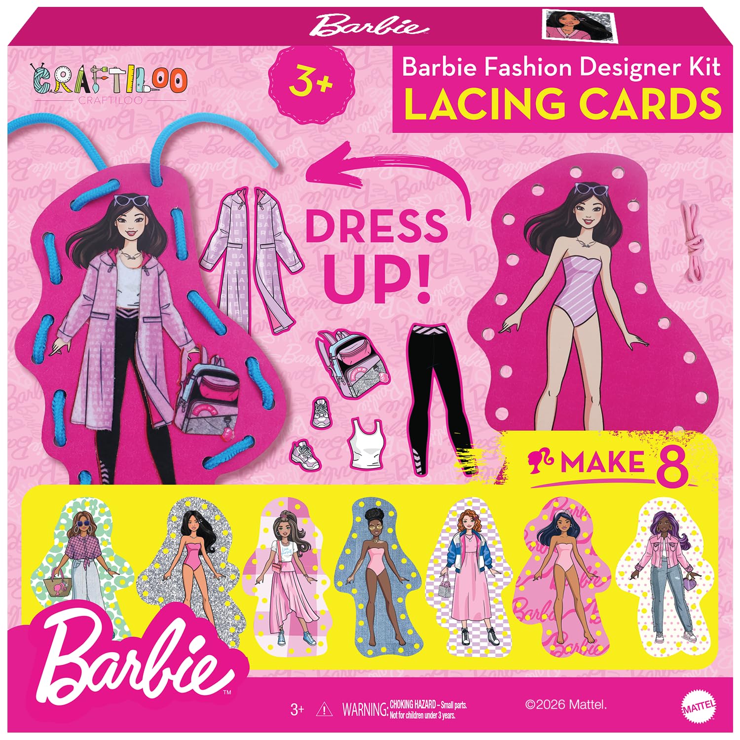 Barbie Illustrated Lacing Cards – Product Box
