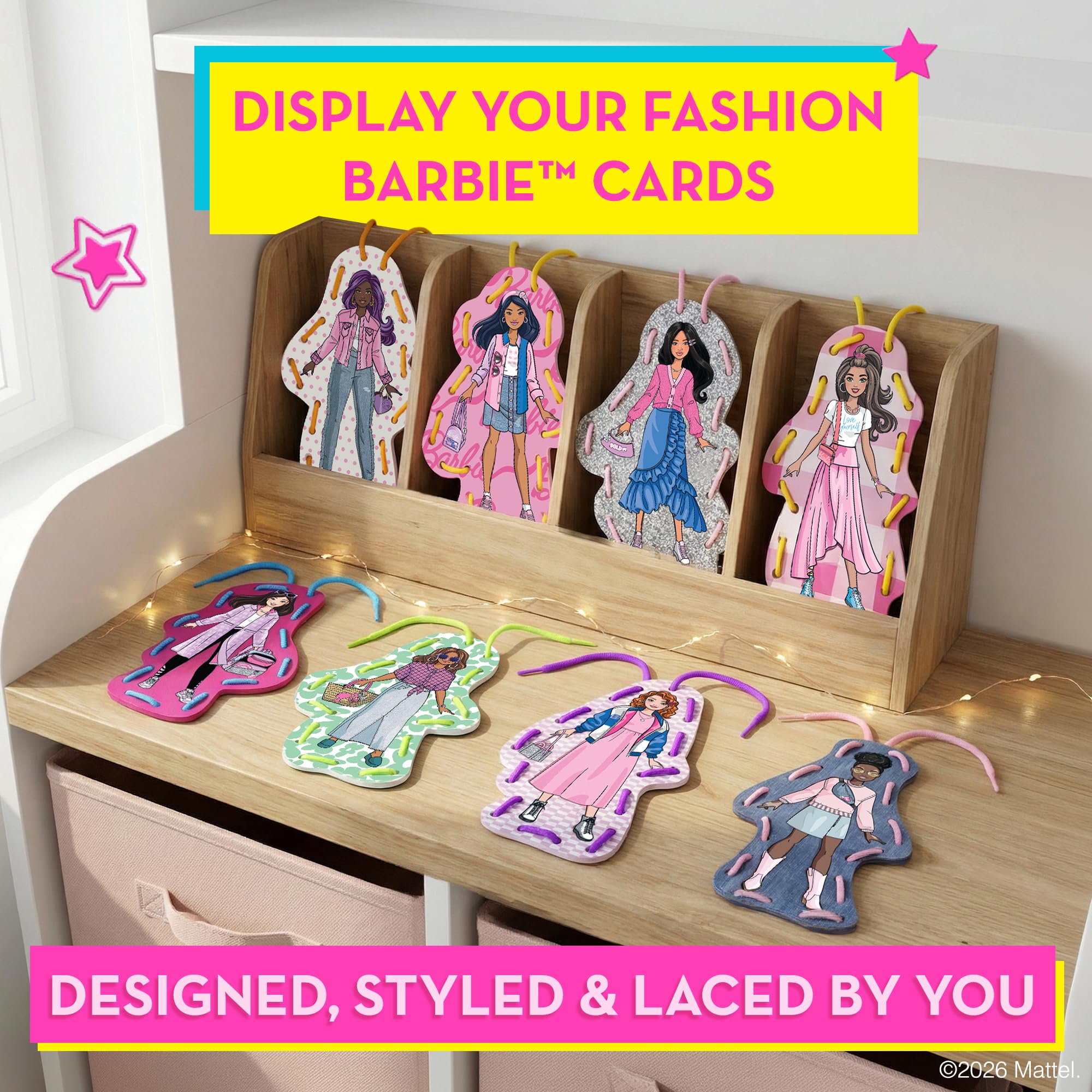 Barbie Illustrated Lacing Cards – Lifestyle