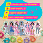 Barbie Illustrated Lacing Cards – Detail