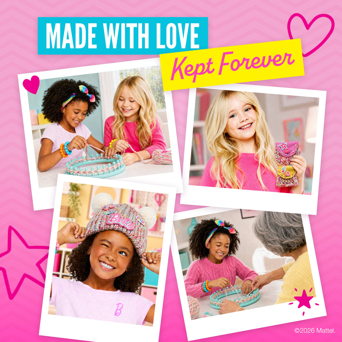 Barbie Loom Knitting Kit lifestyle