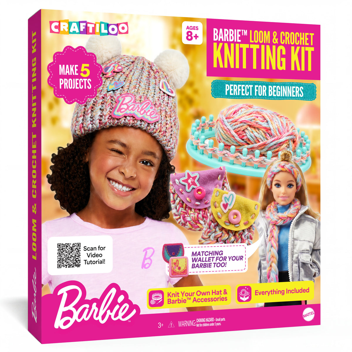 Barbie Loom Knitting Kit packaging